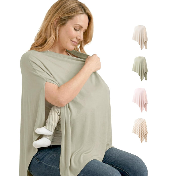 Chic Nursing Cover for Breastfeeding, Wearable Nursing Scarf for Confident Public Feeding, Soft Breastfeeding Cover for Moms